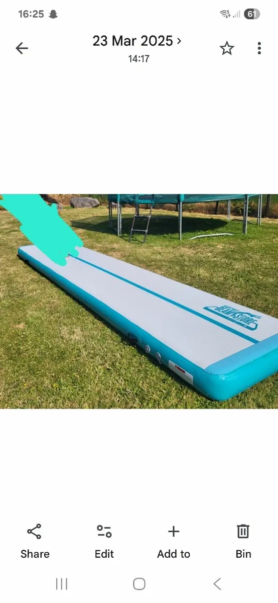 Gymnastics  16ft Airtrack - Image 3