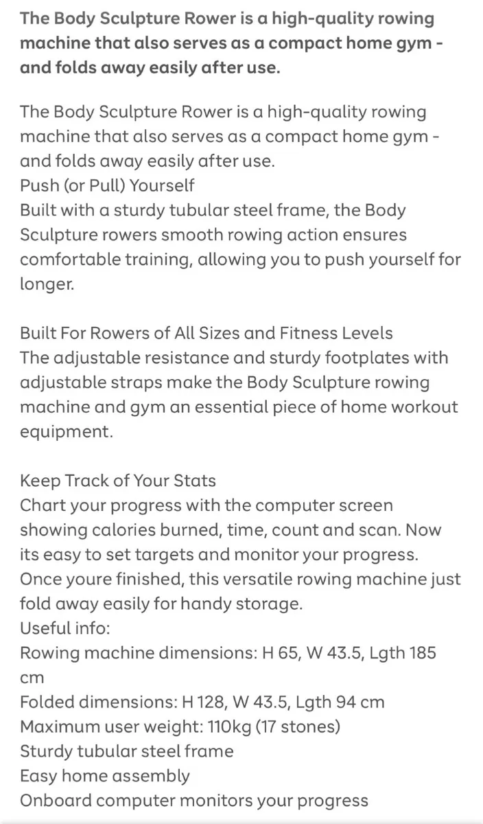 Body Sculpture Rower - Image 4