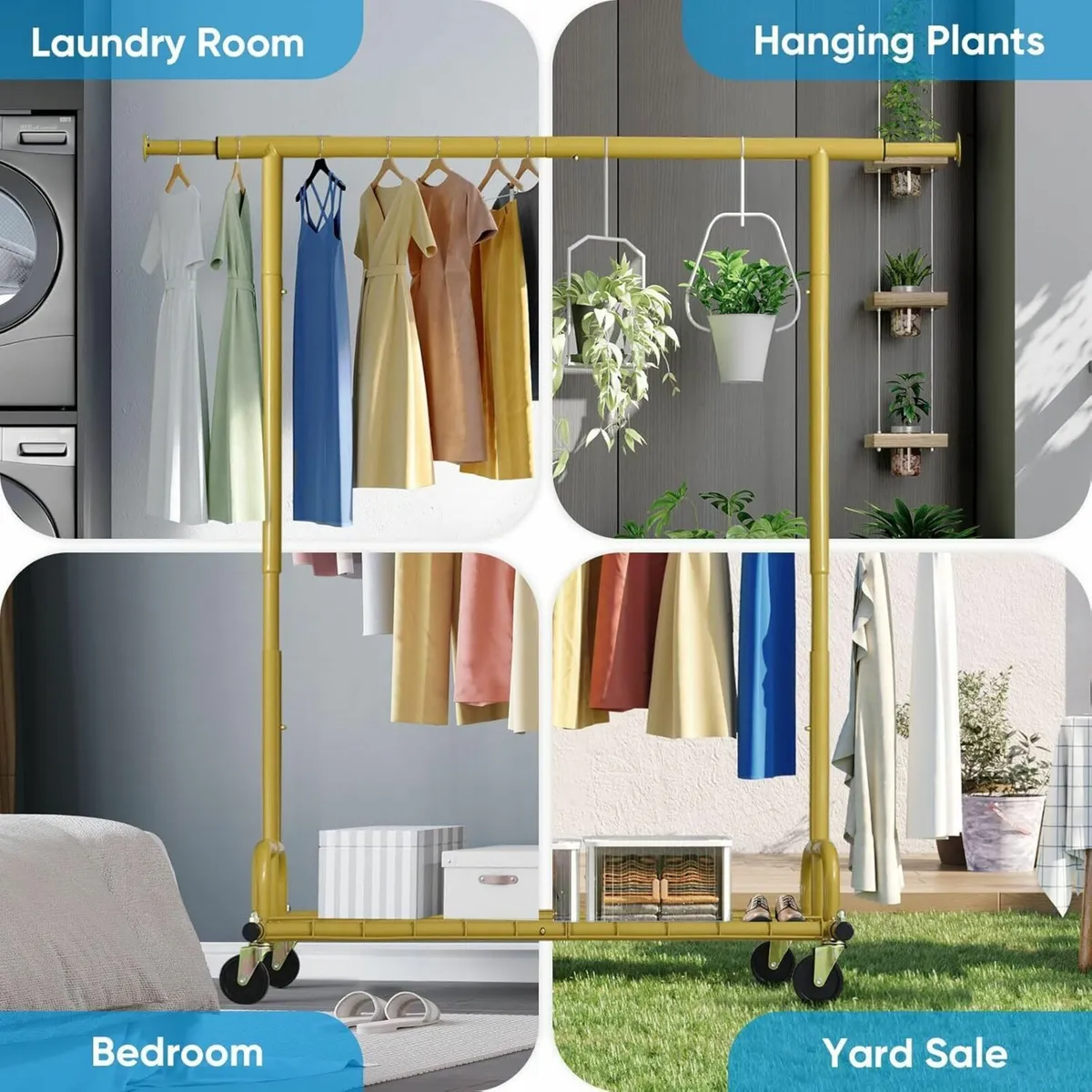 Heavy Duty Clothes Rail 238kg (525lbs) Capacity - Image 1