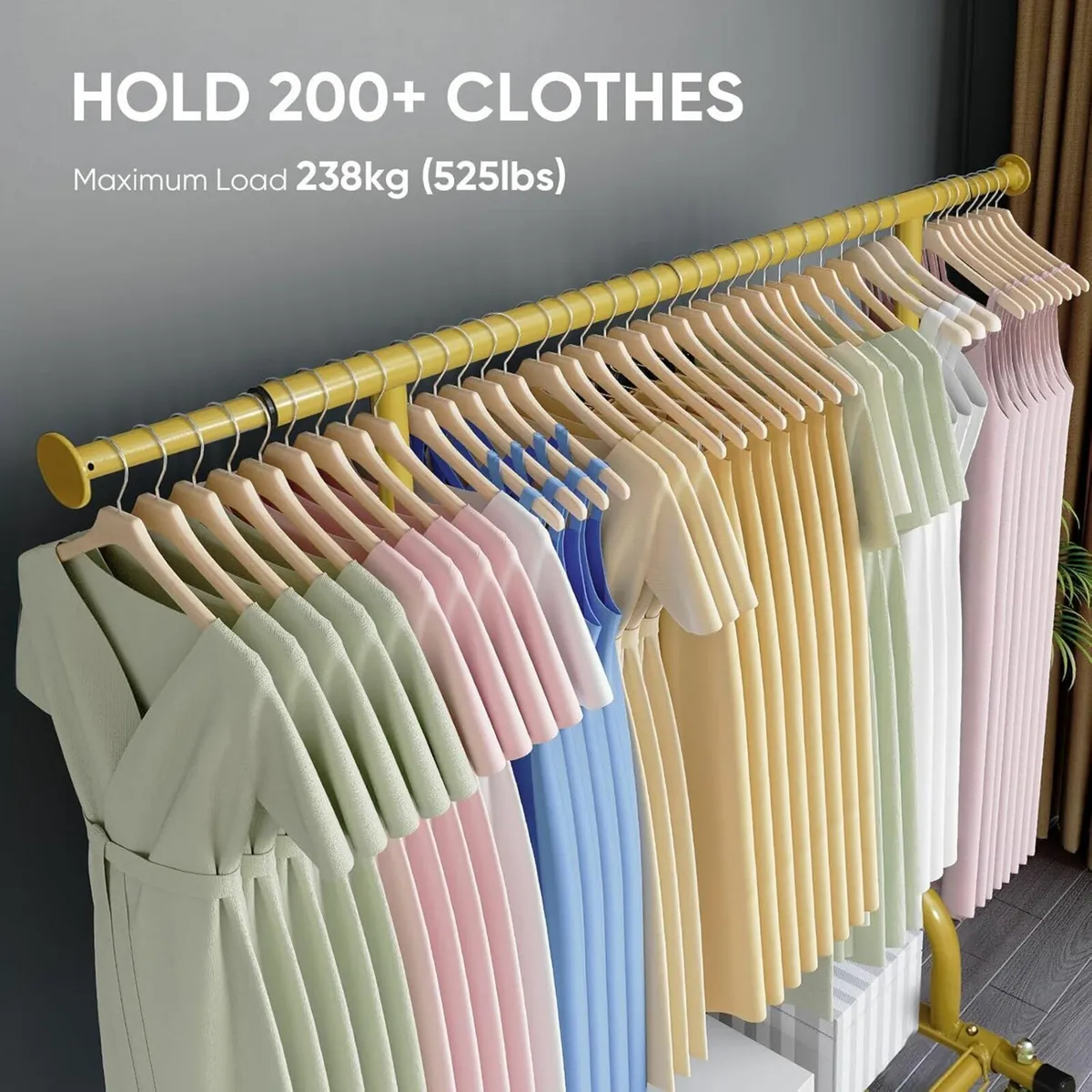 Heavy Duty Clothes Rail 238kg (525lbs) Capacity - Image 4