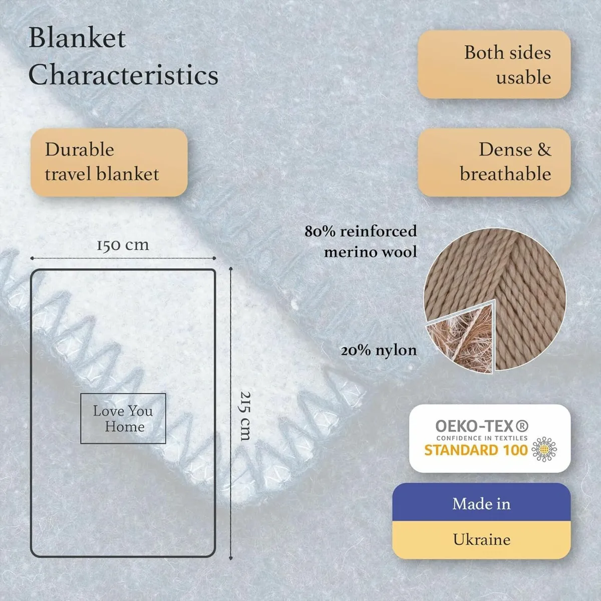 Travel Blanket - Extra Warm Picnic Throw Bed - Image 3