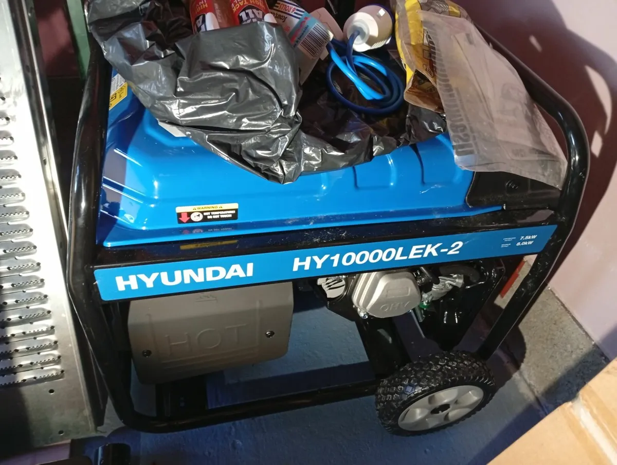 Hyundai 8.5 kva generator NEW - Image 1