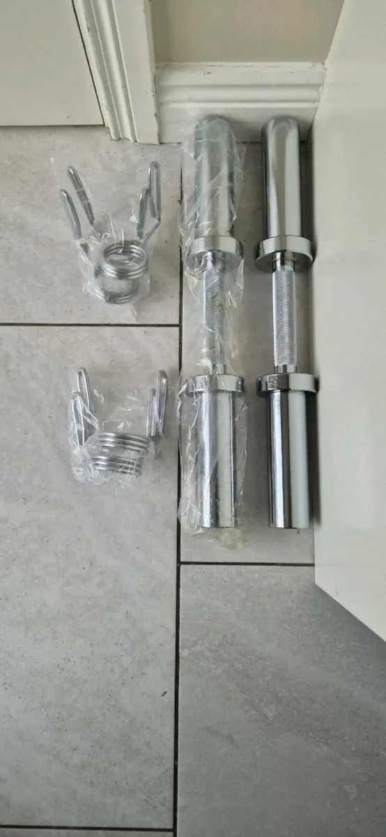 Brand new set of Olympic dumbbell handles - Image 3