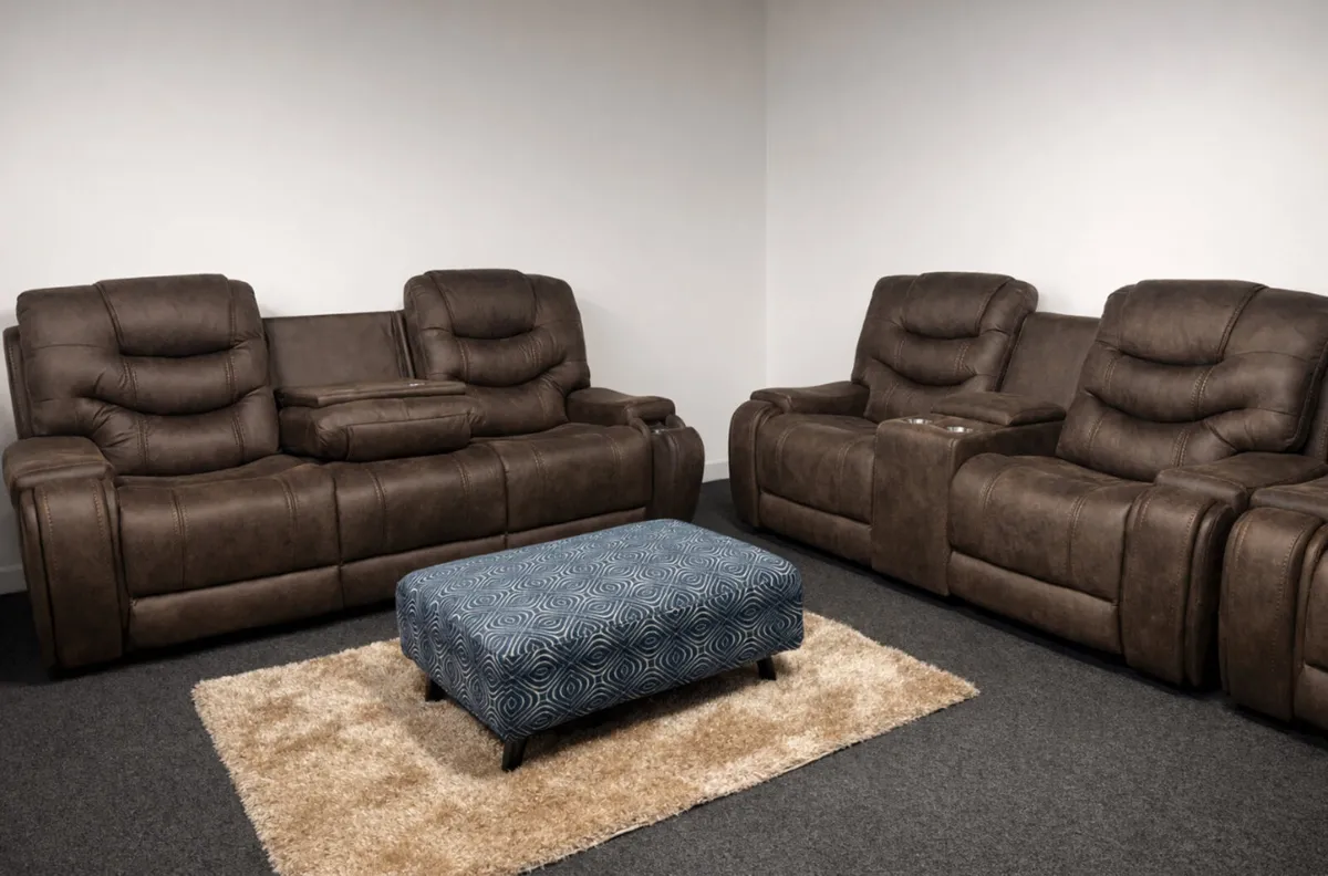 New Brown Carlton Recliner Sofa Range - Image 2