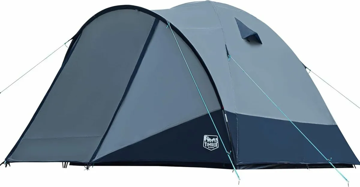 4 Man Tent Standing Height 190 cm Camping - Image 1