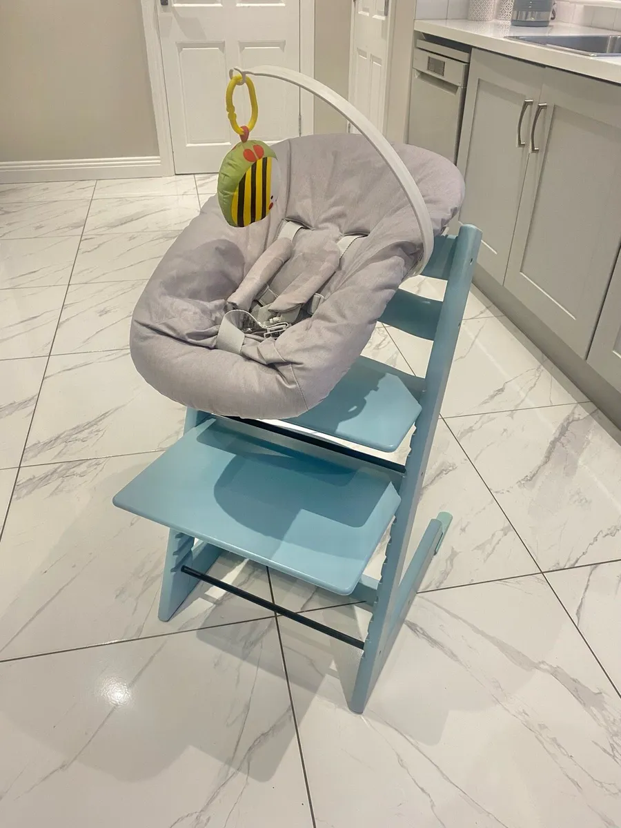 Stokke Tripp Trapp Chair with accessories - Image 1