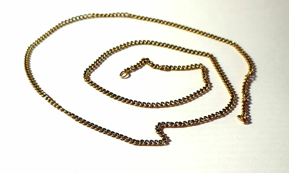 Vintage Hallmarked 9ct Gold 22" Chain - Image 3