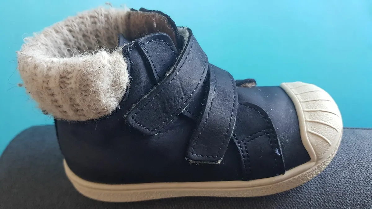 Toddler shoes – leather-size 23 ……  warm dark blue - Image 2