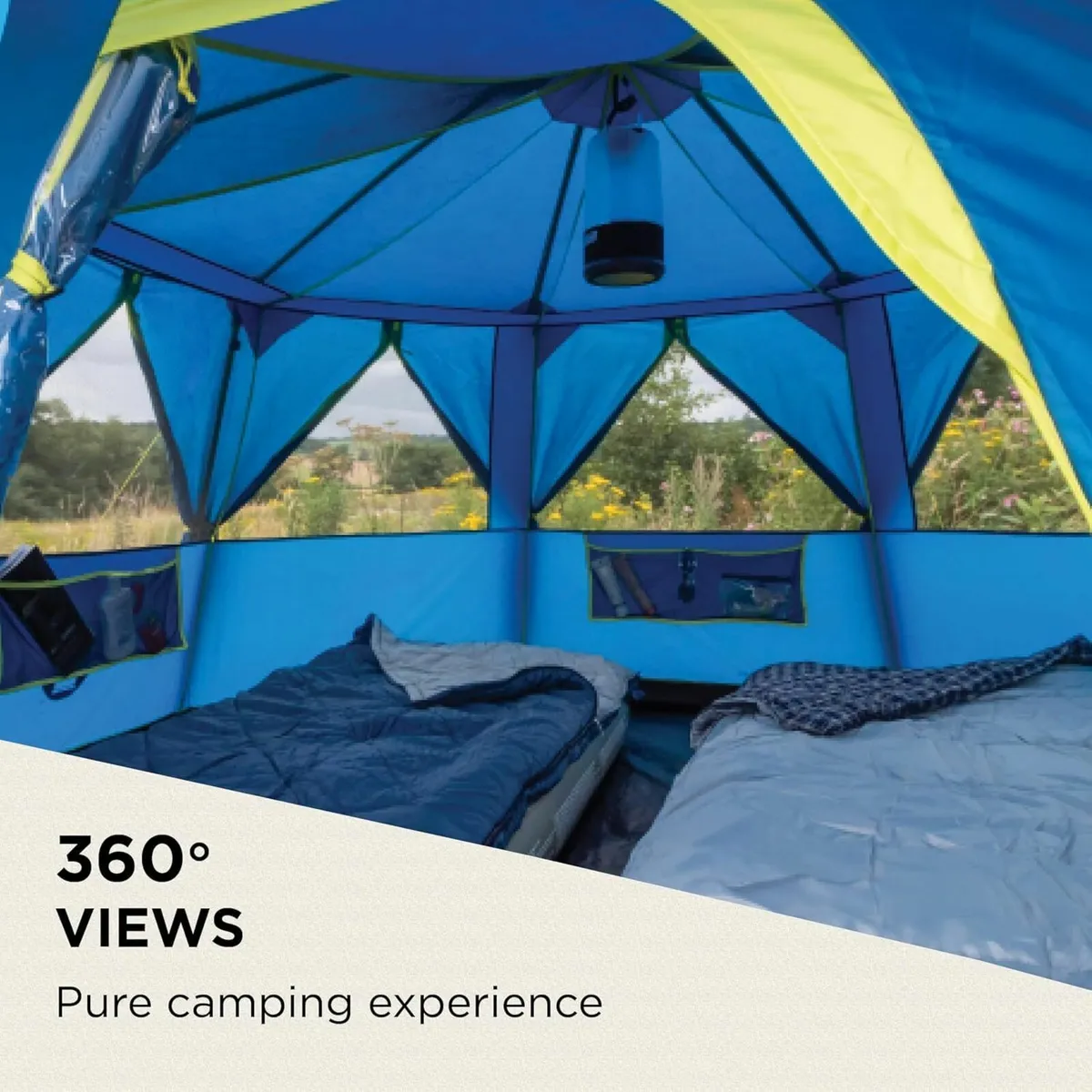 Tent Octago 3 Man Ideal for Camping in the Garden - Image 4