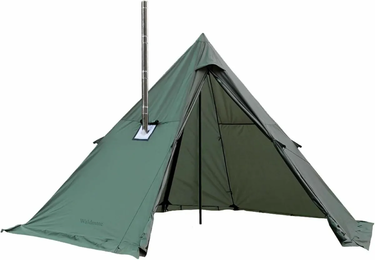 Hot Tent with Stove Jack and Snow Skirt 35 Person - Image 1
