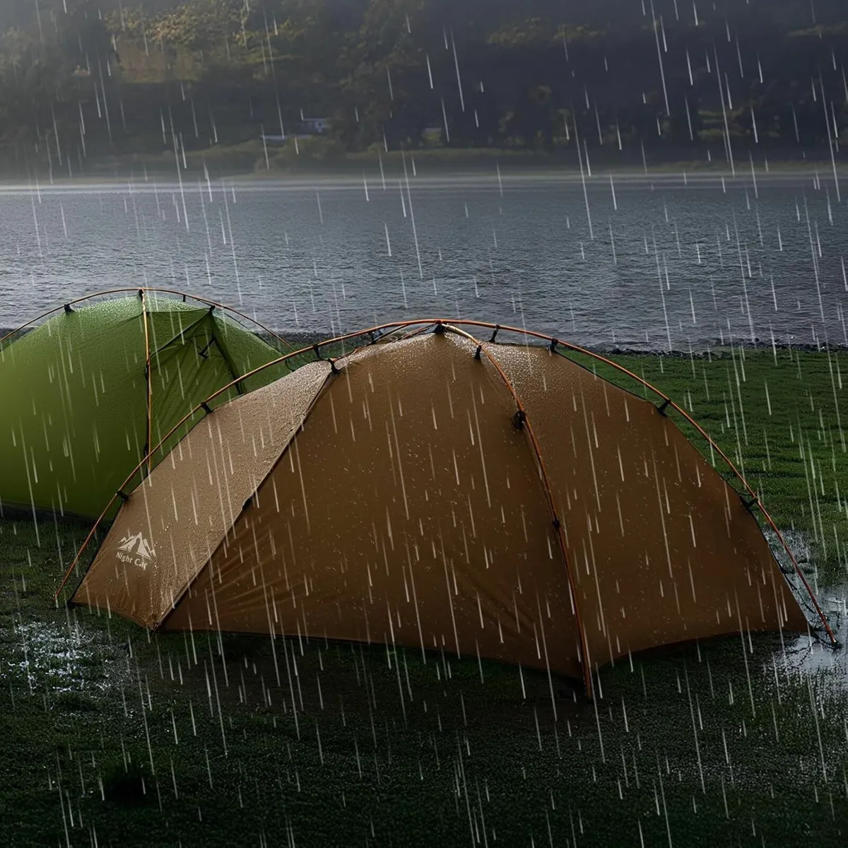 2 Person Camping Tent: Waterproof Man Backpacking - Image 2