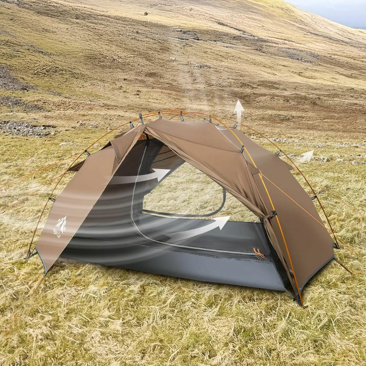 2 Person Camping Tent: Waterproof Man Backpacking - Image 4