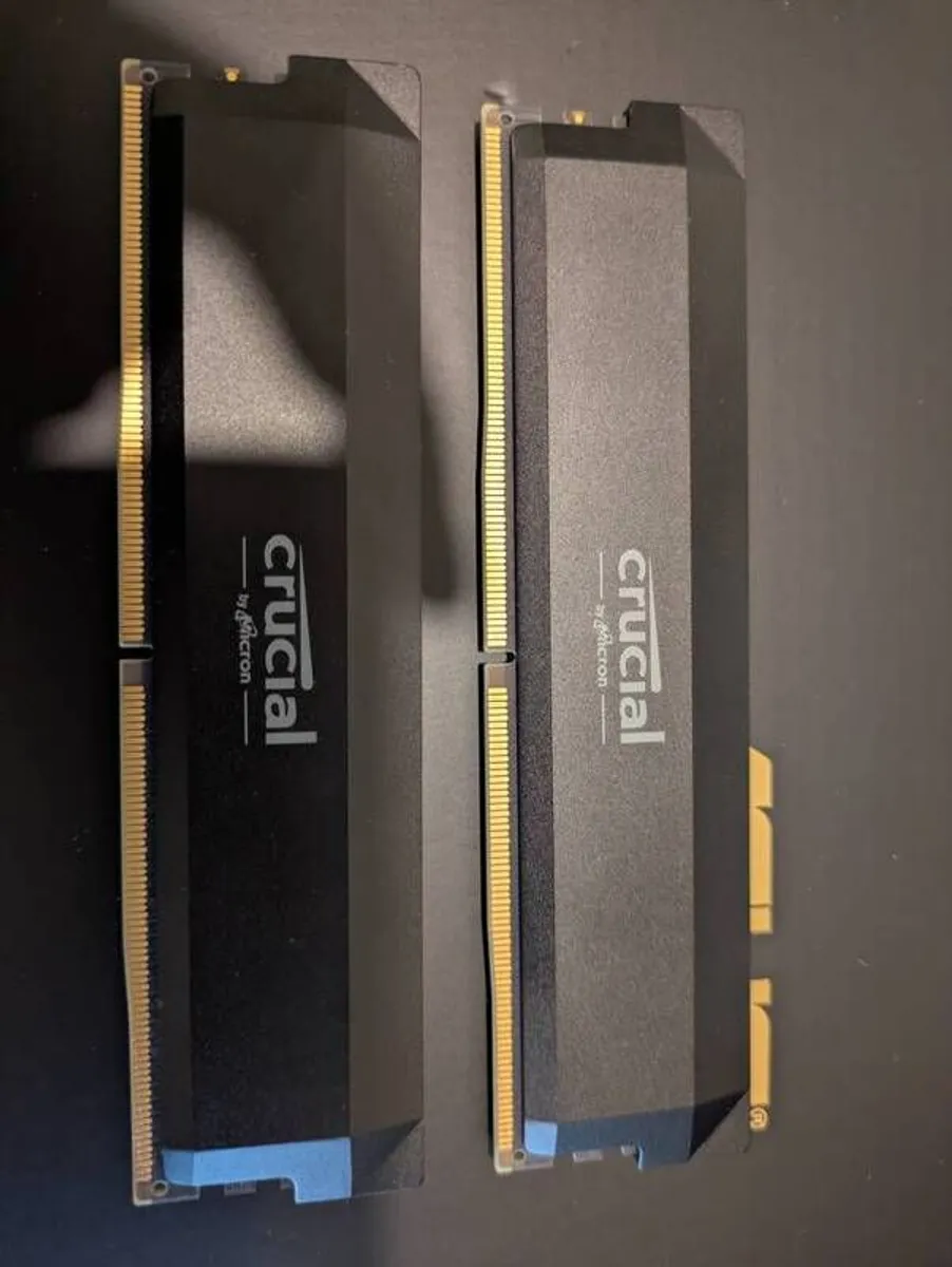 Crucial DDR5 Pro 64GB Kit (2 x 32GB) - 6000MT/s - Black - Image 1