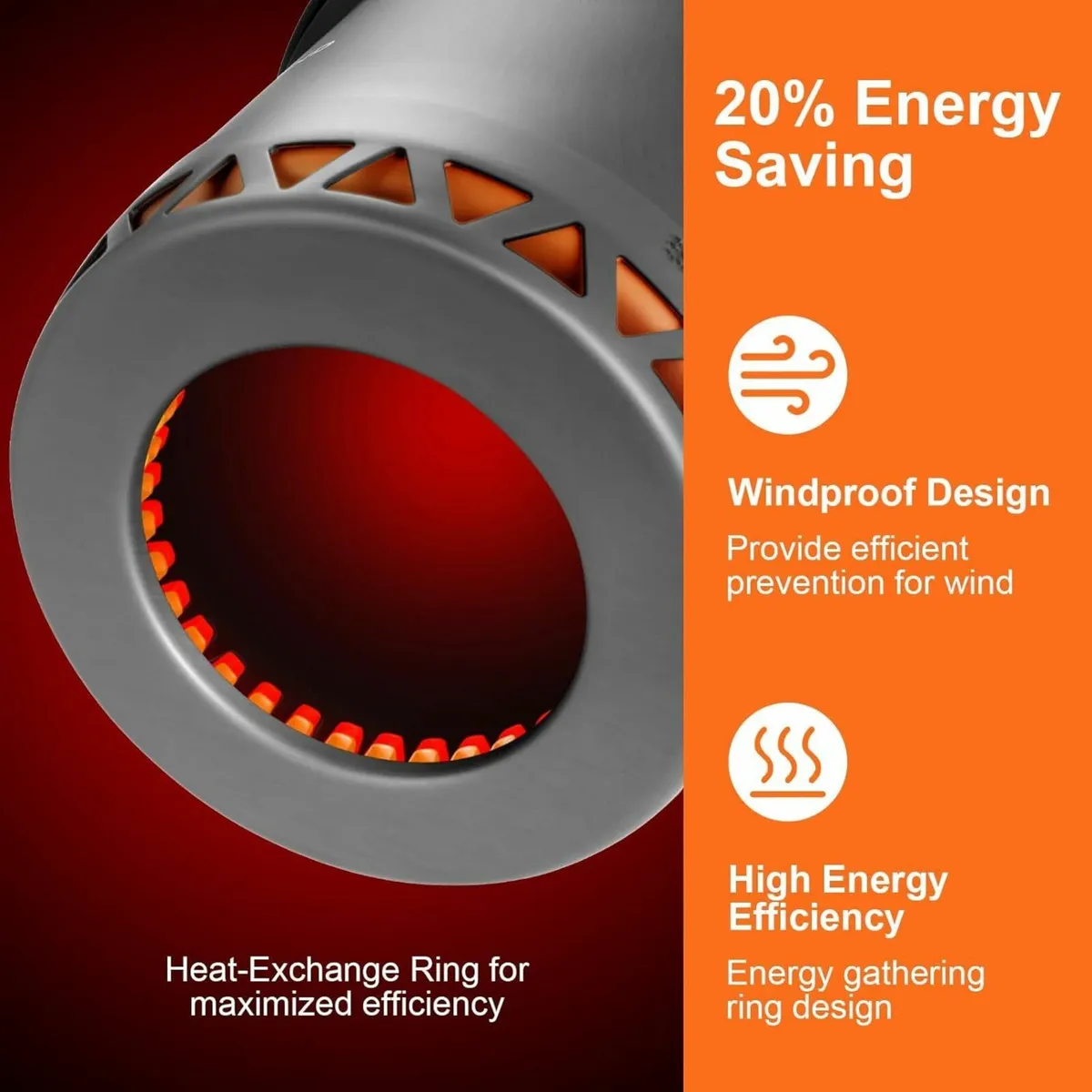 Camping Cookware Kit Outdoor Cooking Set Non - Image 3