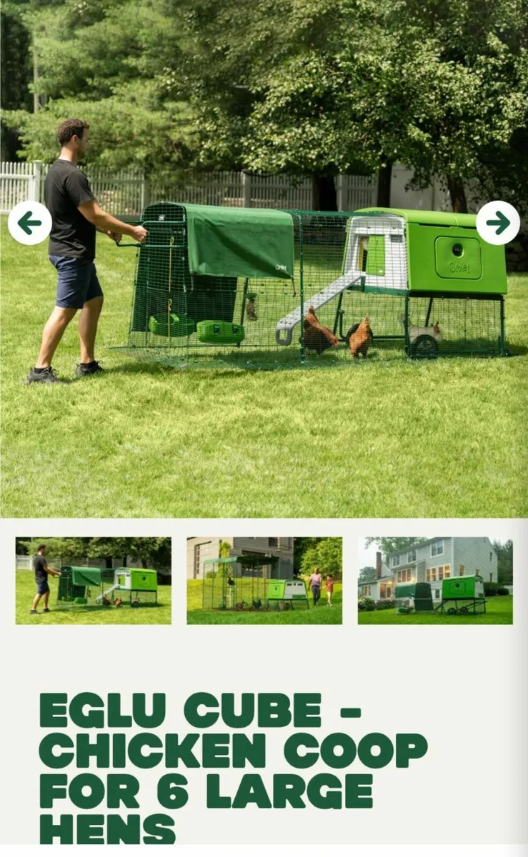 Chicken Coop  Eglu Cube 4m - Image 2