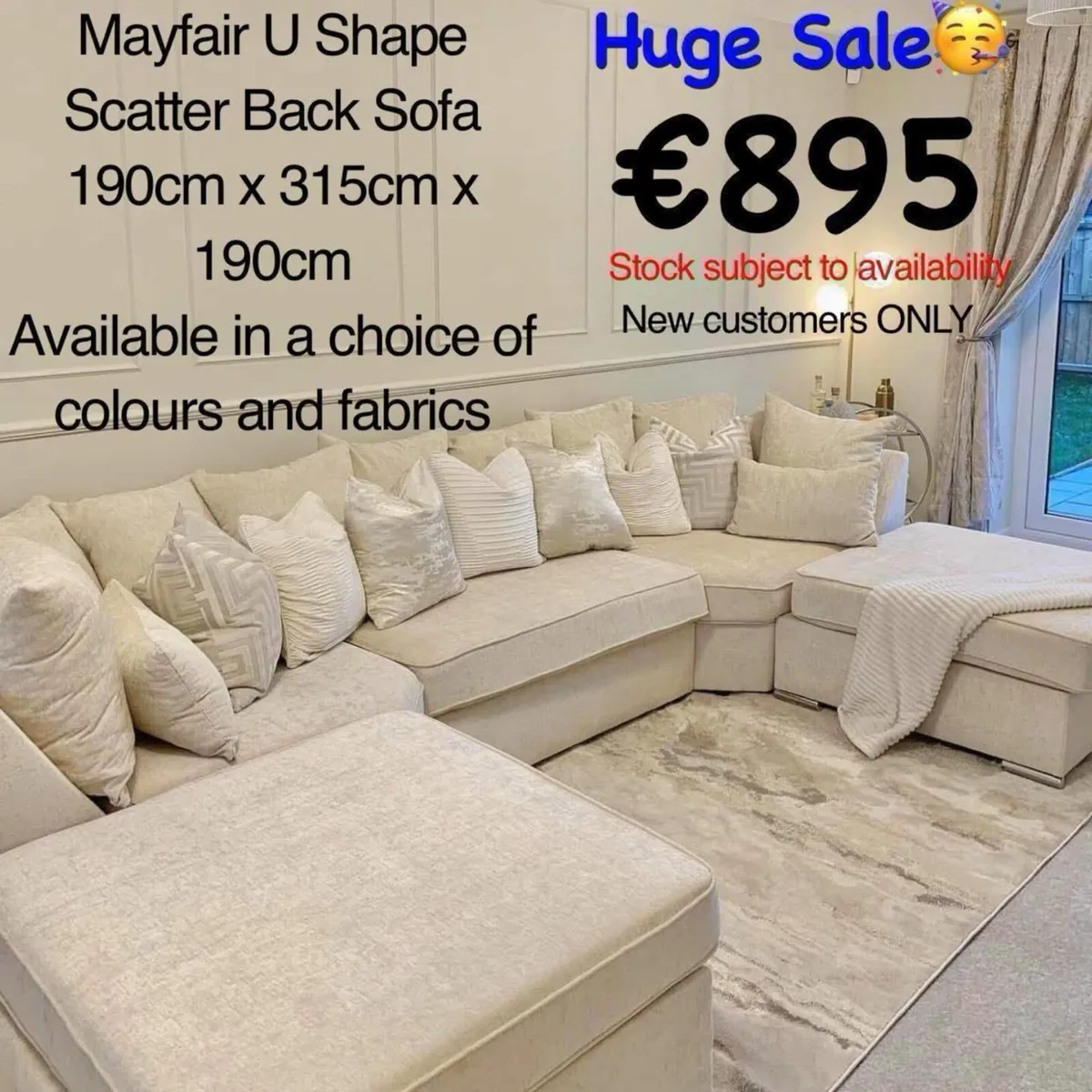 Our Sofas many colors/material, many styles - Image 1