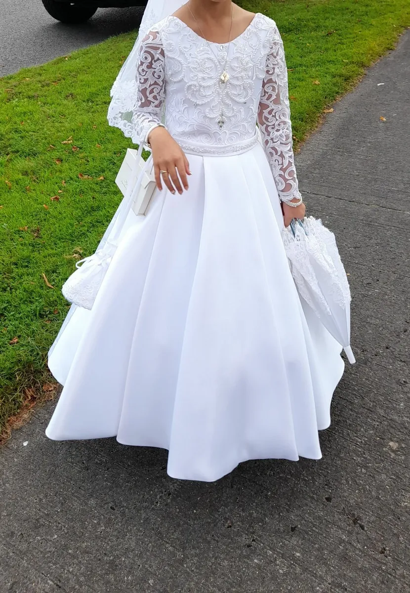 White Communion Dress - Image 1