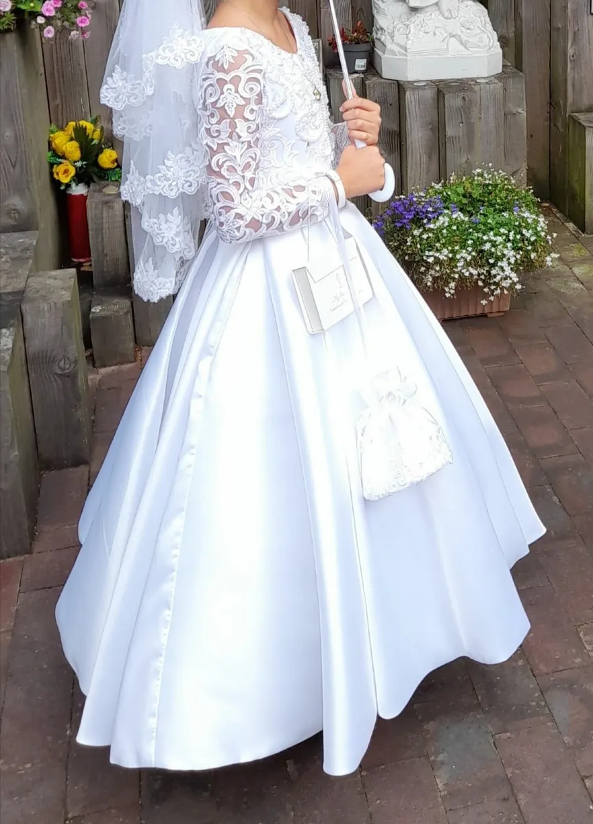 White Communion Dress - Image 3