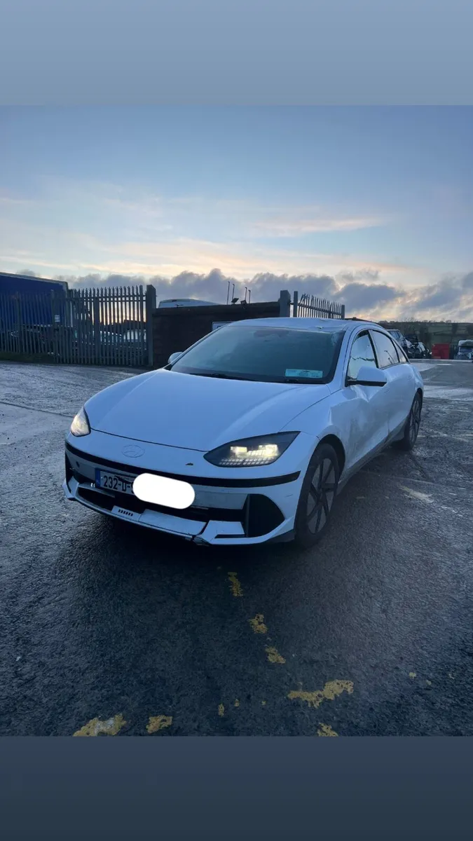 2023 Hyundai Ioniq 6 77Kwh. Damage salvage - Image 1