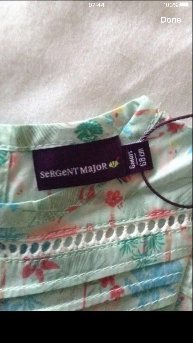 Girls new shorts suit 6/9 mths €3 - Image 3