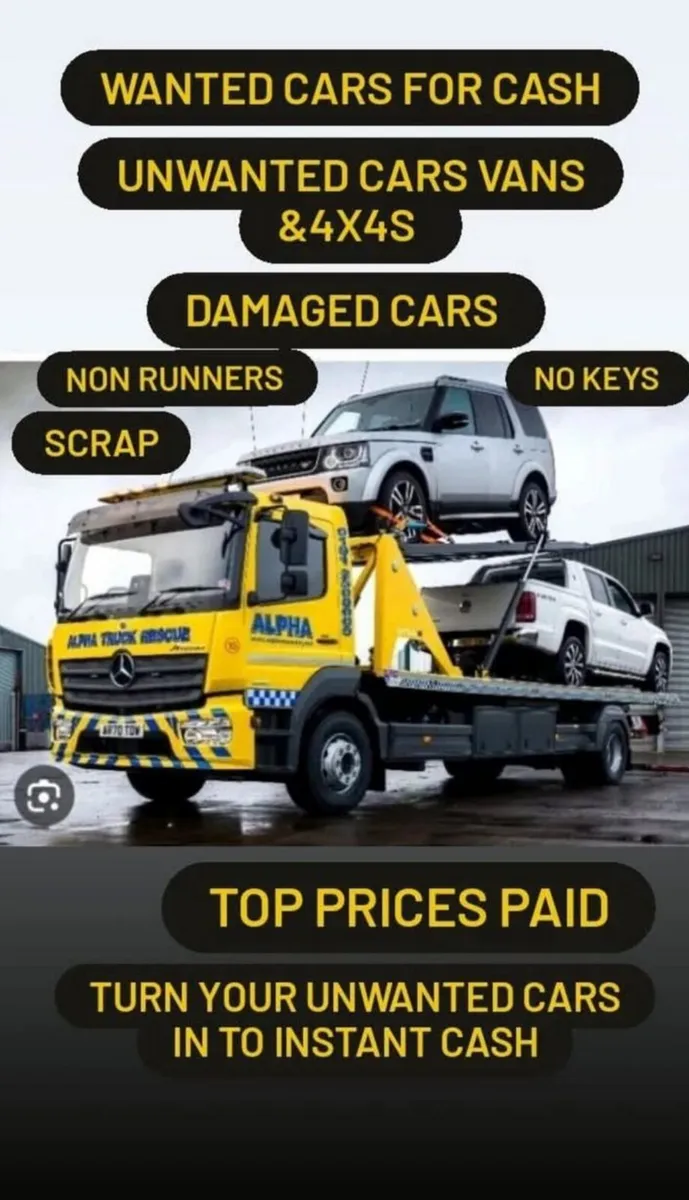 CASH FOR VEHICLES - Image 1