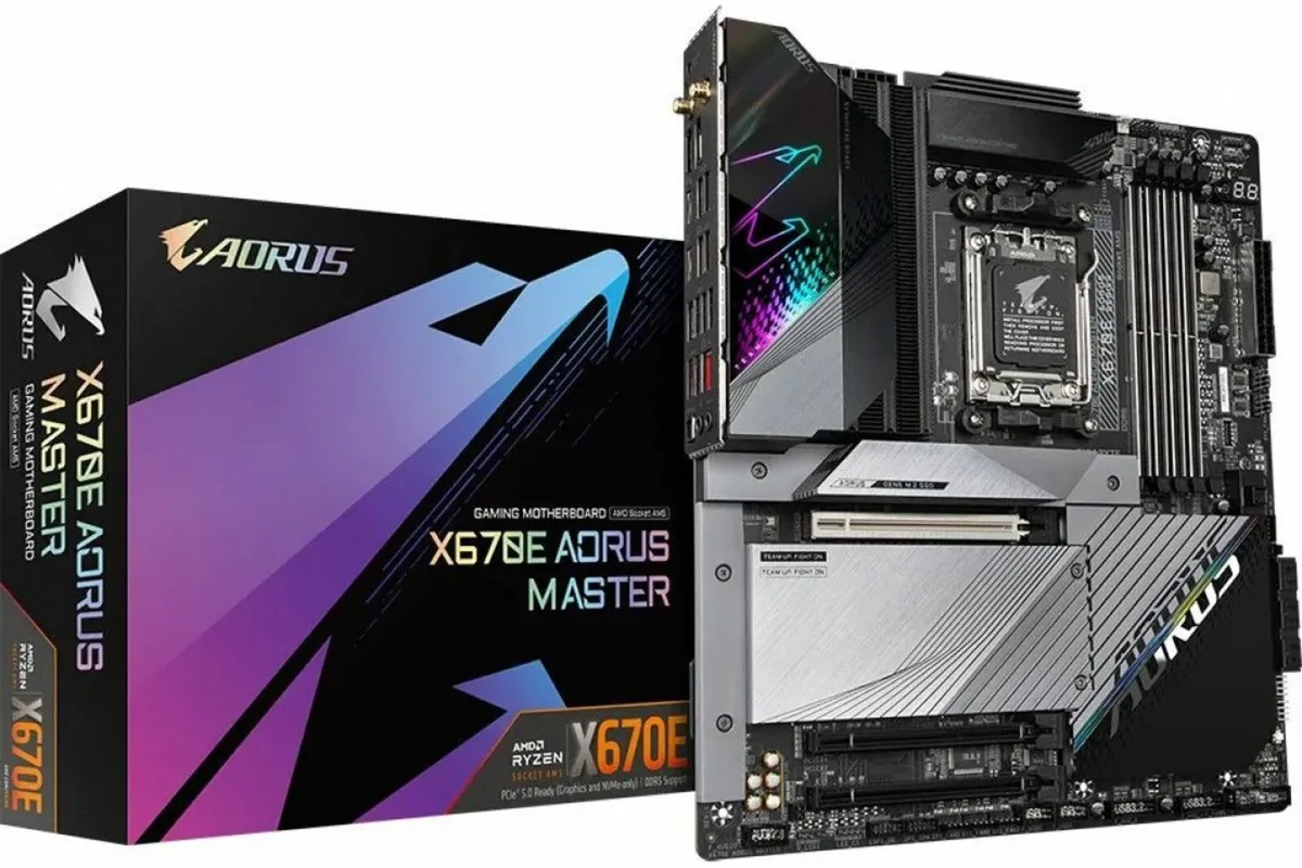 Gigabyte X670E AORUS MASTER – High-End AM5 / DDR5 - Image 1
