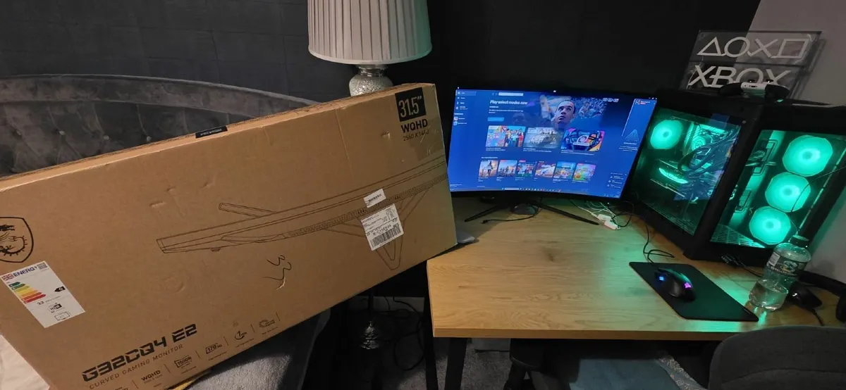 MSI G32CQ4 E2 31.5 Inch WQHD Curved Gaming - Image 1
