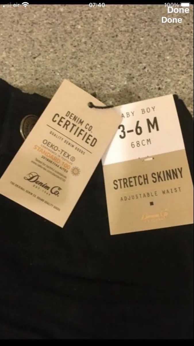 Boys BNWT jeans 3/6 mths €5 - Image 3