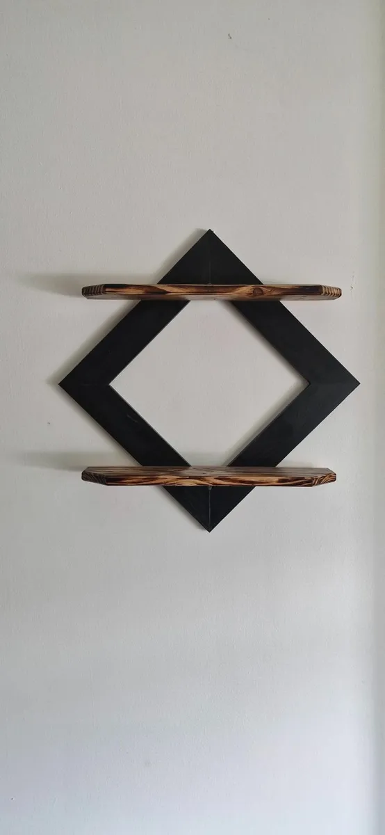 Custom-made square wall shelf - Image 1