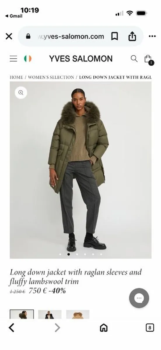 Yves Salomon puffs coat. Brand new. - Image 4