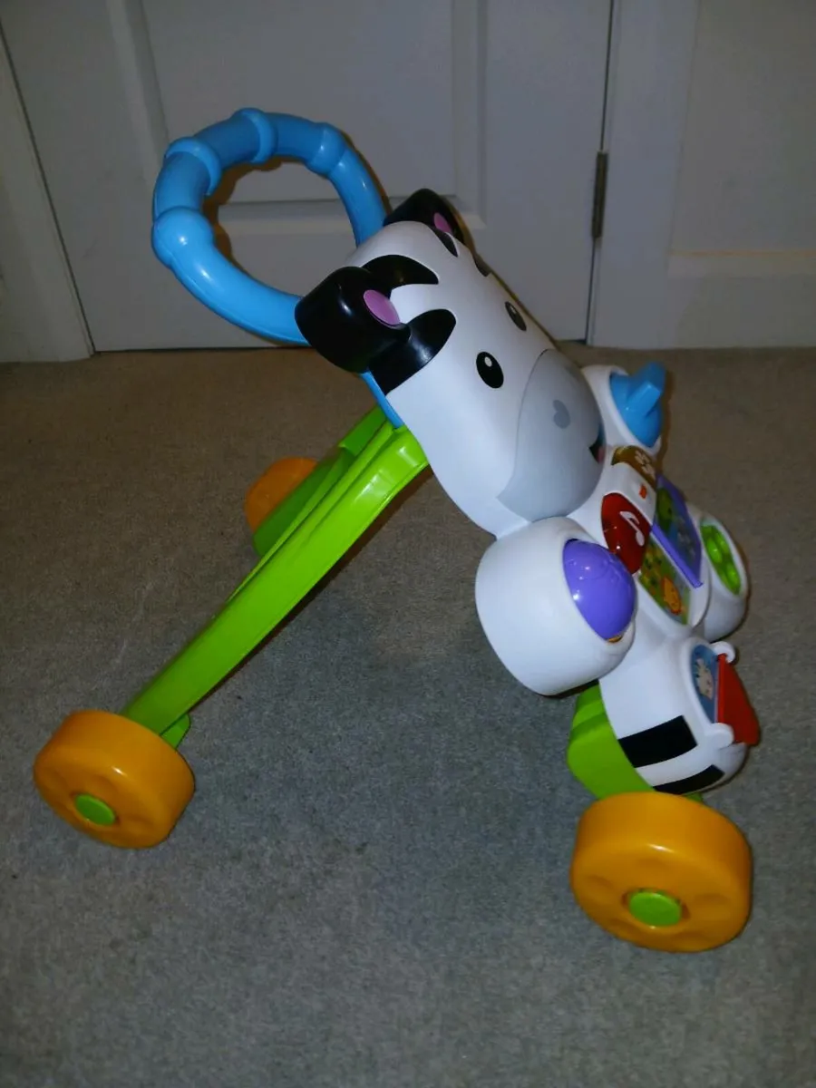 Fisher Price - Walk With Me Zebra Baby Walker - Image 2