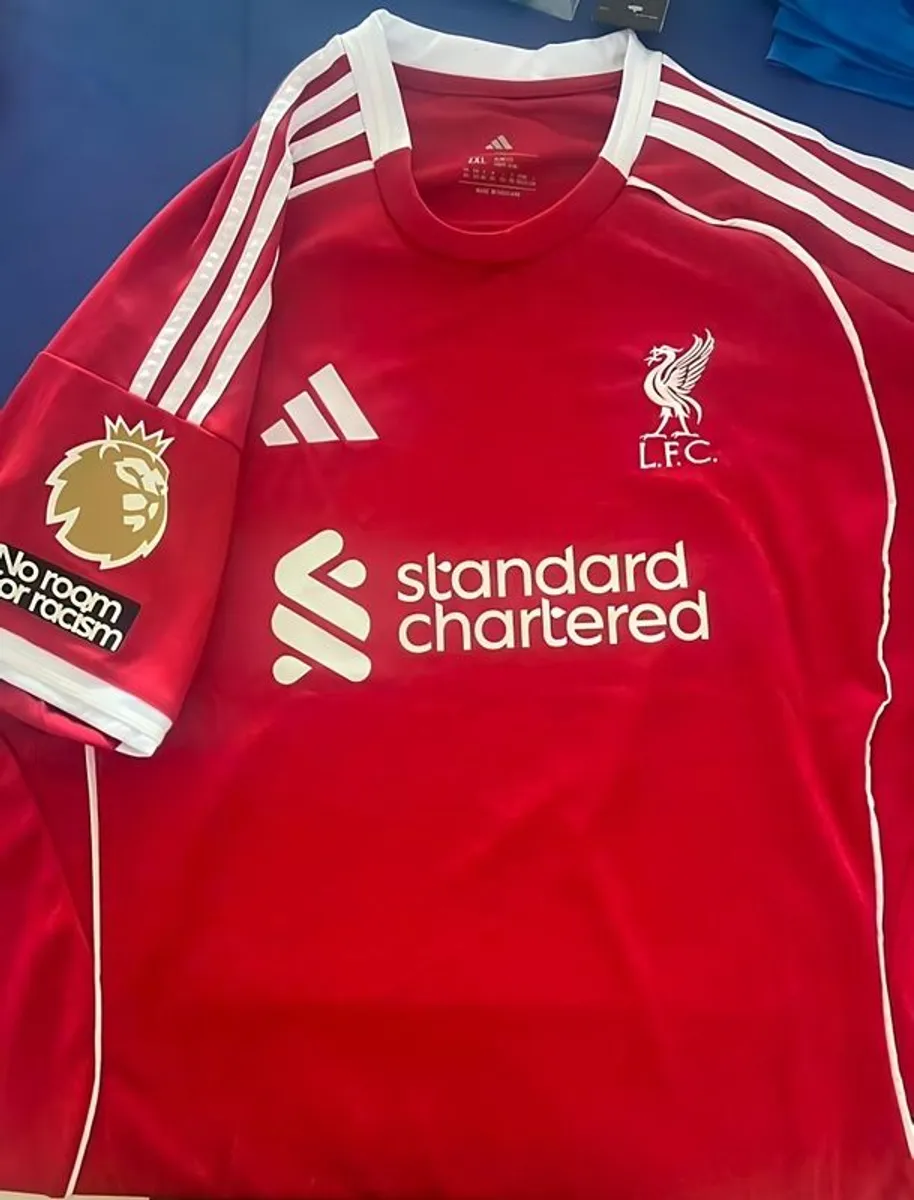 Liverpool Home & 3rd away Jersey,s - Image 3