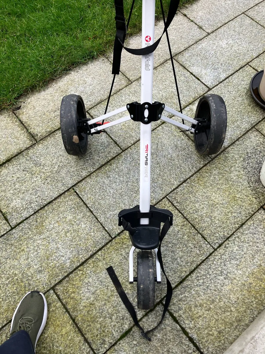Fastfold push golf trolley bought in May - Image 2