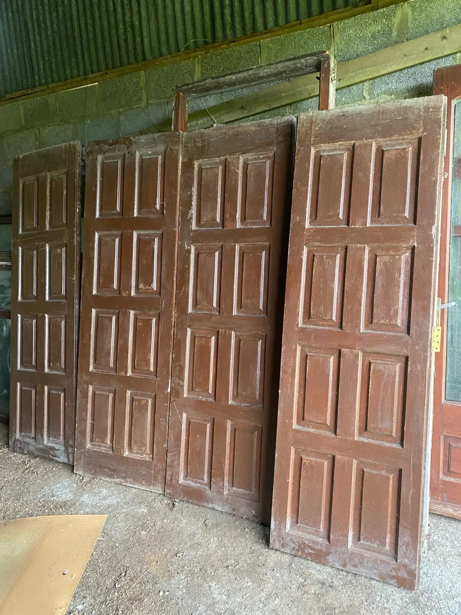 Teak garage doors - Image 2