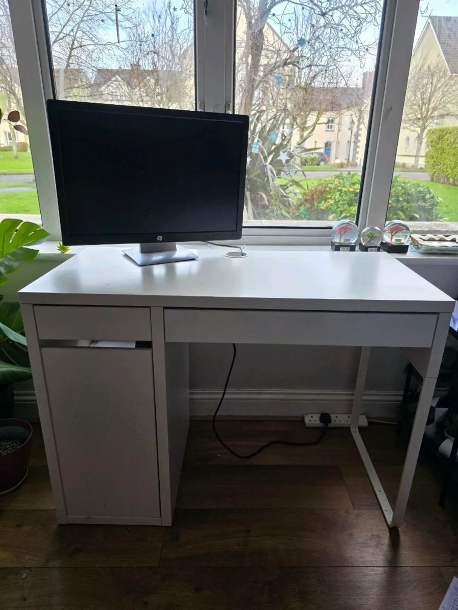 IKEA MICKE desk in white - Image 2