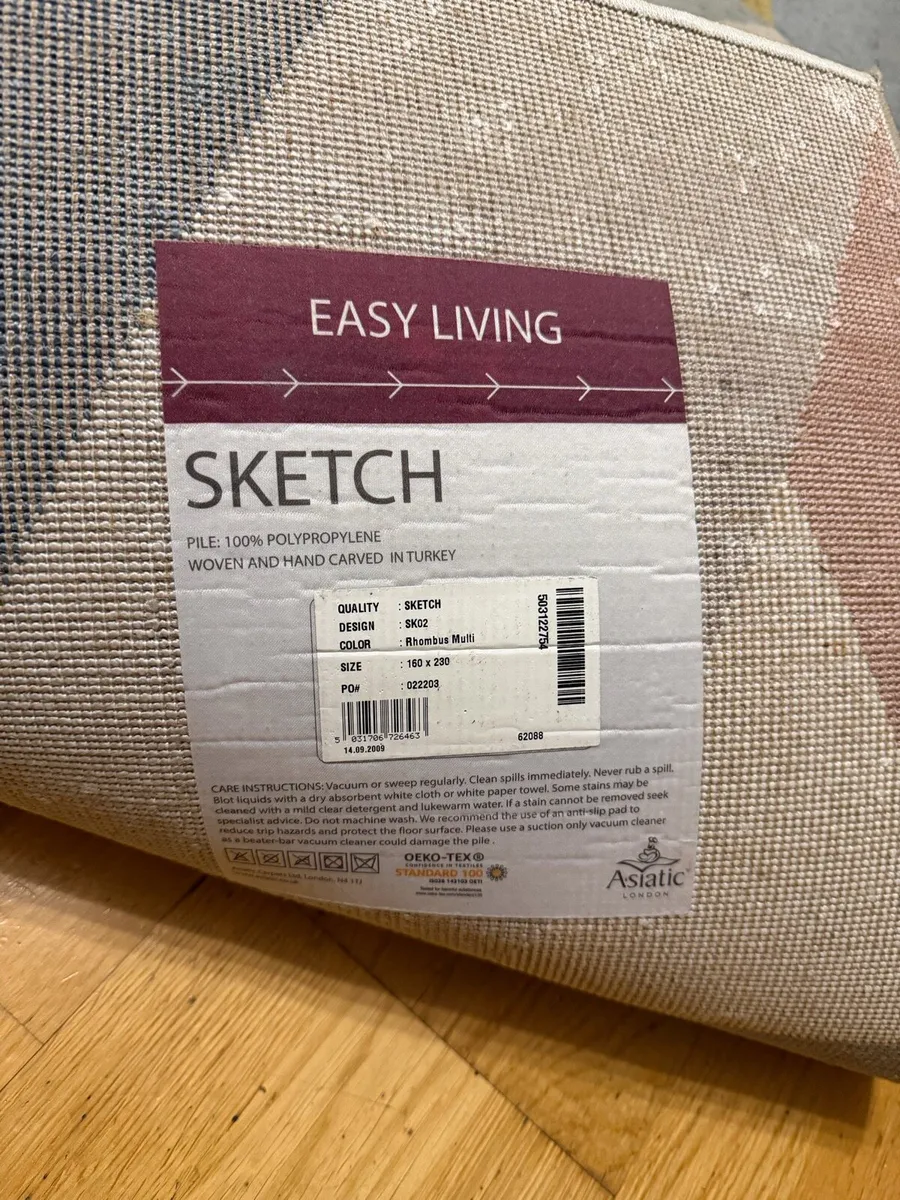 Modern Geometric Rug (160x230cm) - Image 3