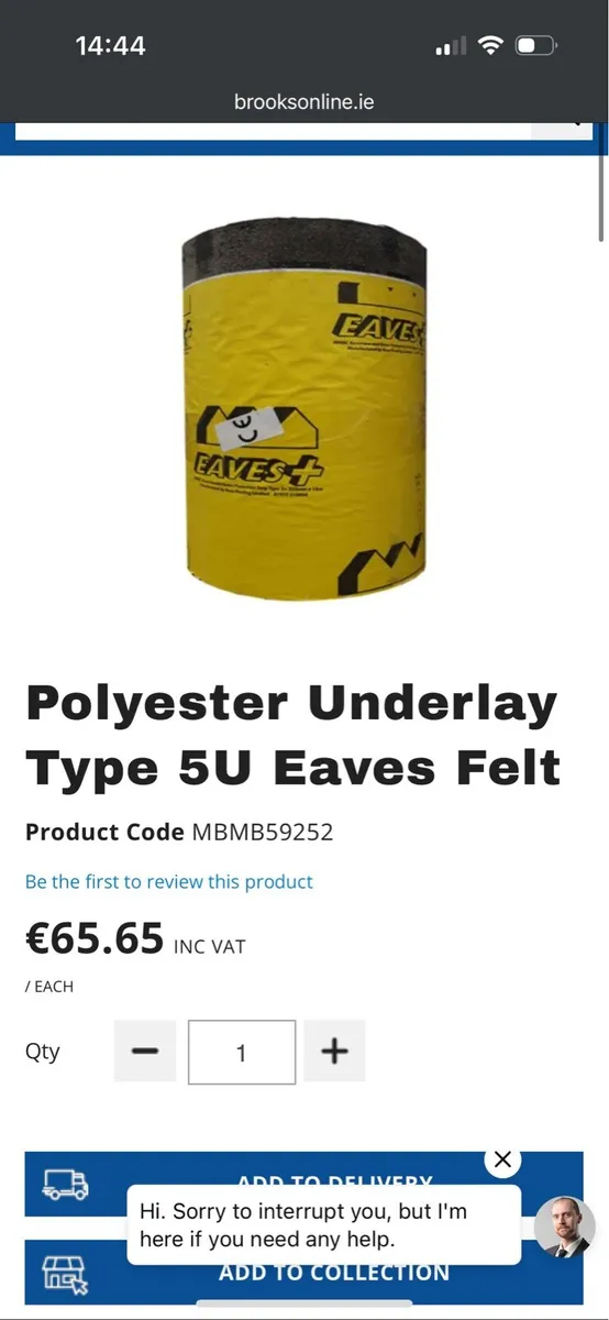 Polyester Underlay Type 5U Eaves Felt - Image 3