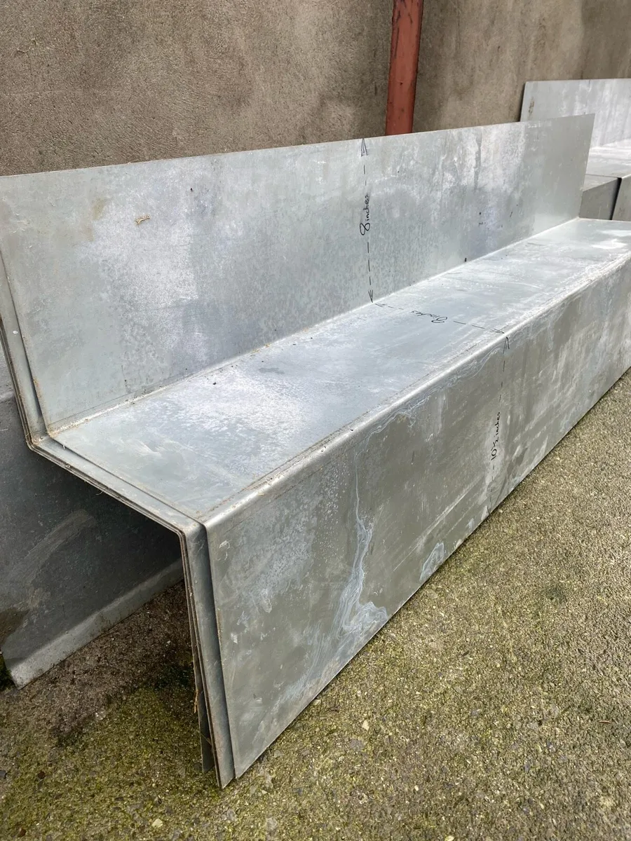 Heavy gauge galvanised door flashing - Image 1
