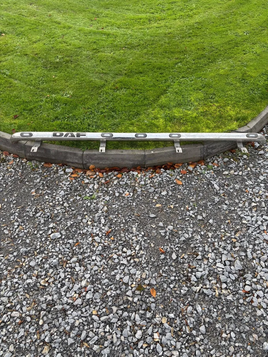Light bar & stainless steel mirror gaurds daf cf - Image 3