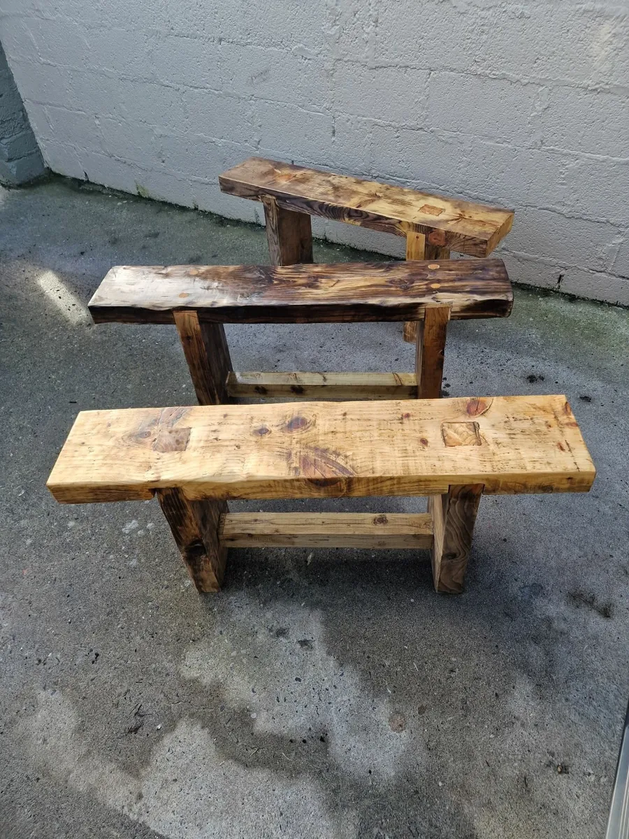 Handmade Garden benchs - Image 2