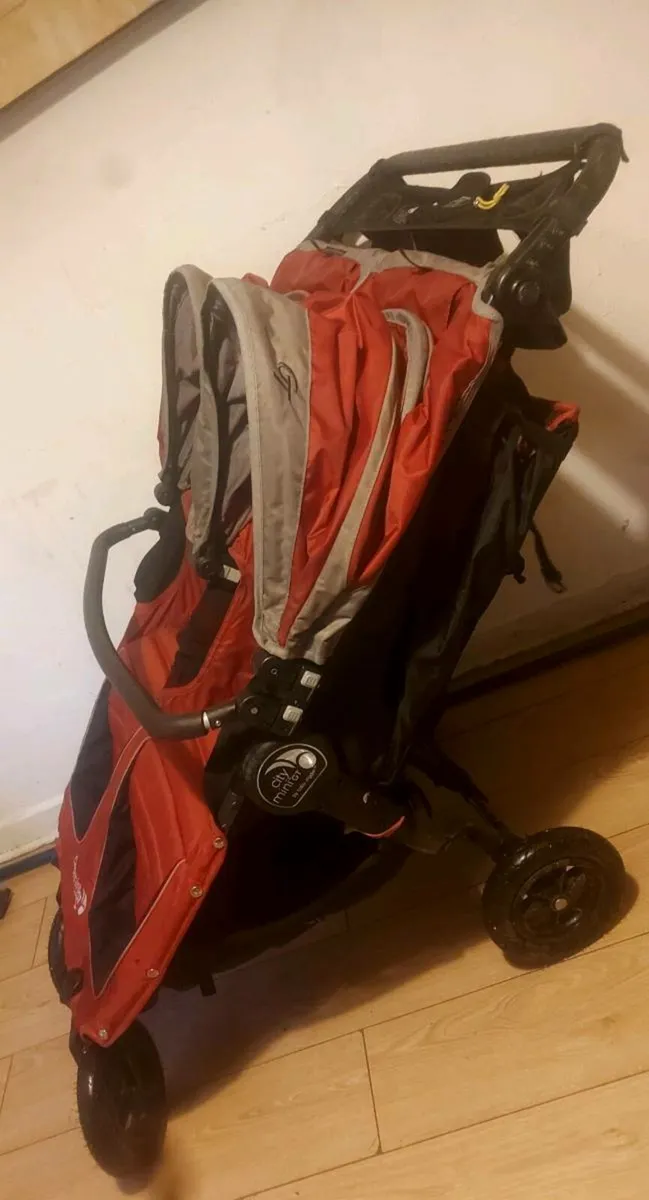 Baby jogger mini double buggy with rain cover - Image 3