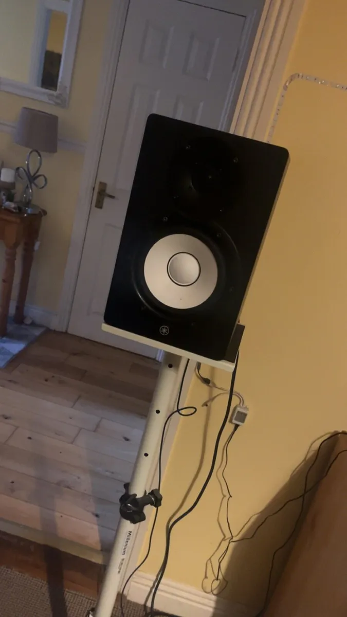 Yamaha HS7 Studio Monitors + Stands - Image 1