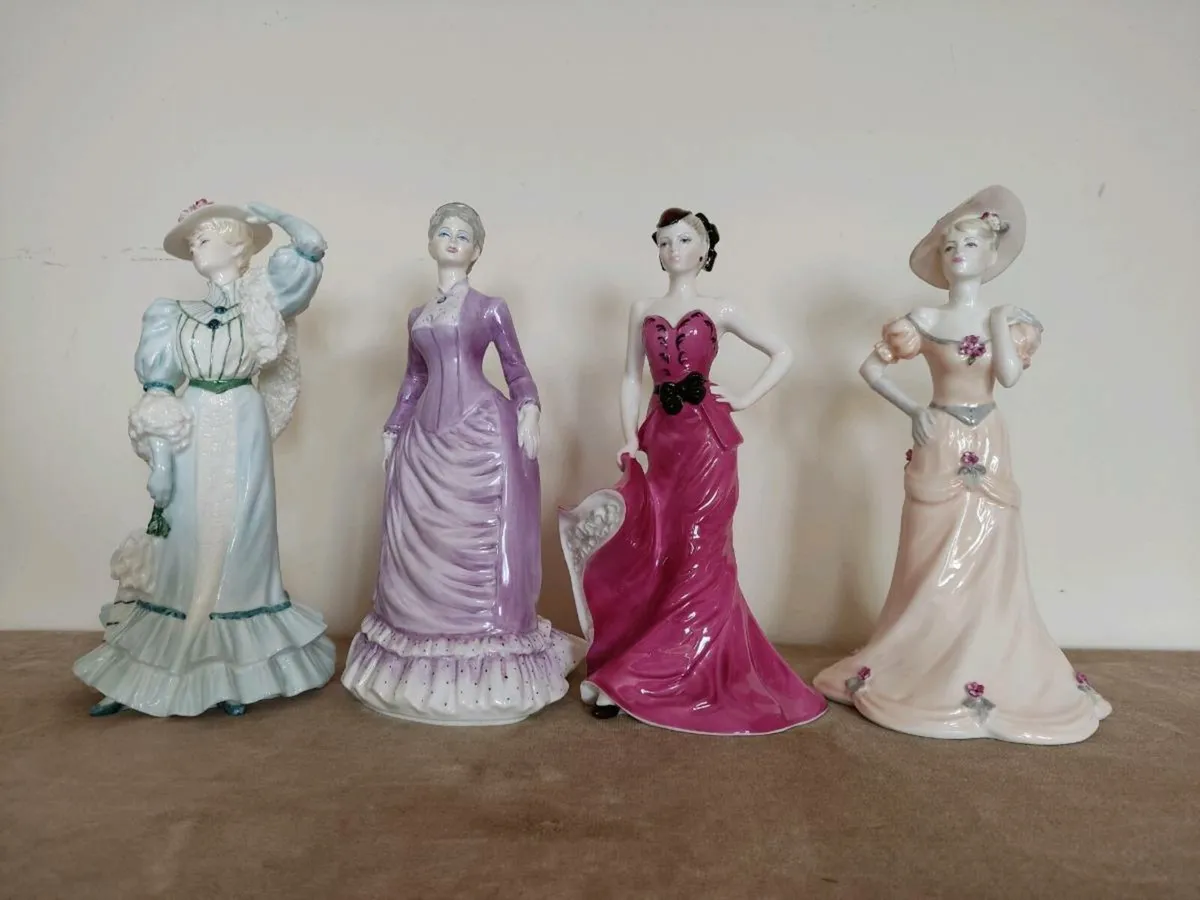 Vintage Coalport porcelain Figurines - Image 1