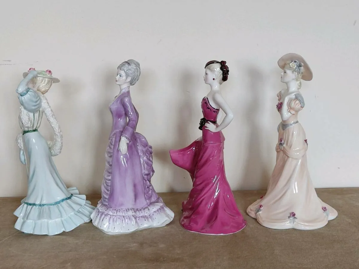 Vintage Coalport porcelain Figurines - Image 2