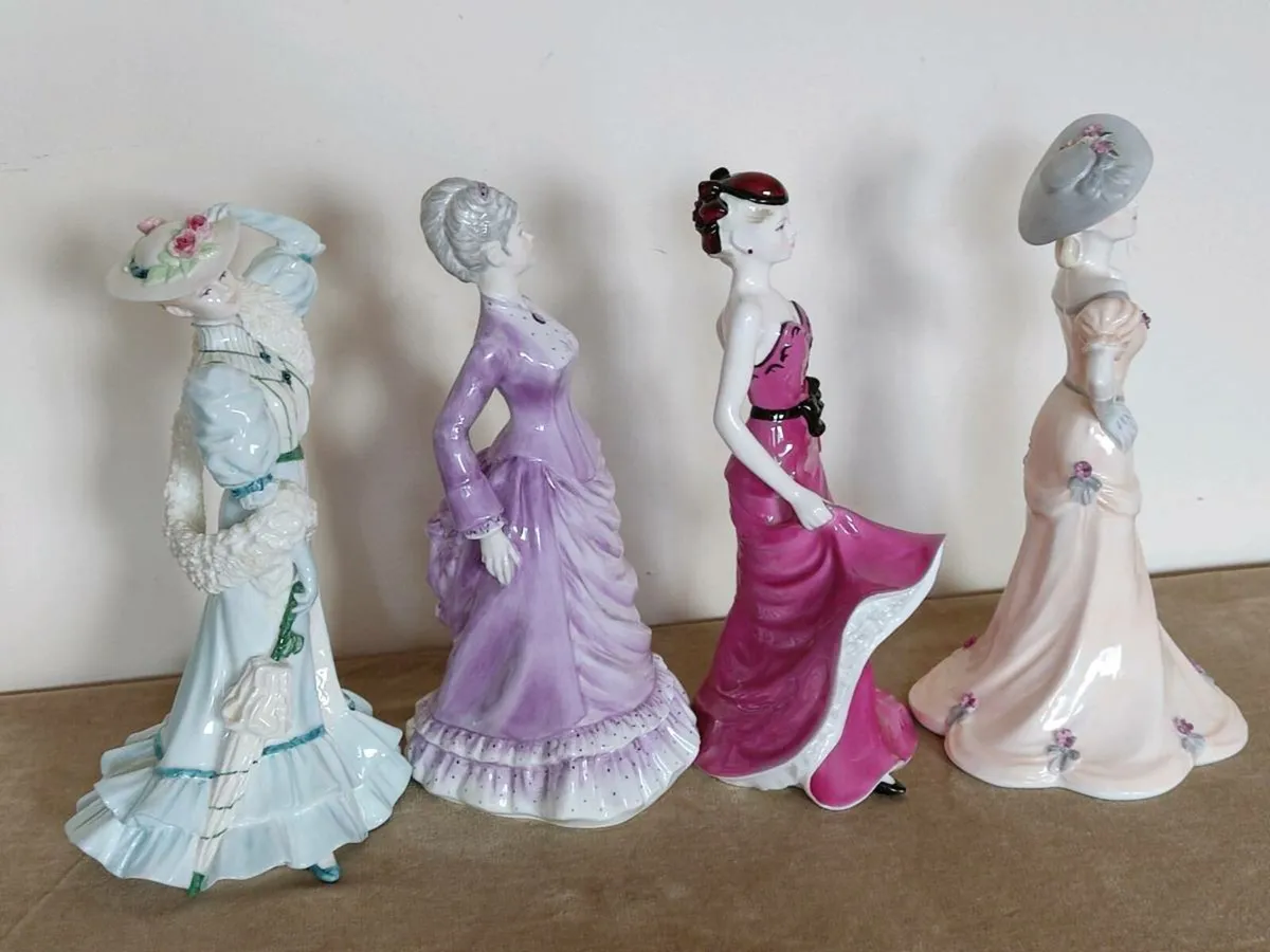 Vintage Coalport porcelain Figurines - Image 4