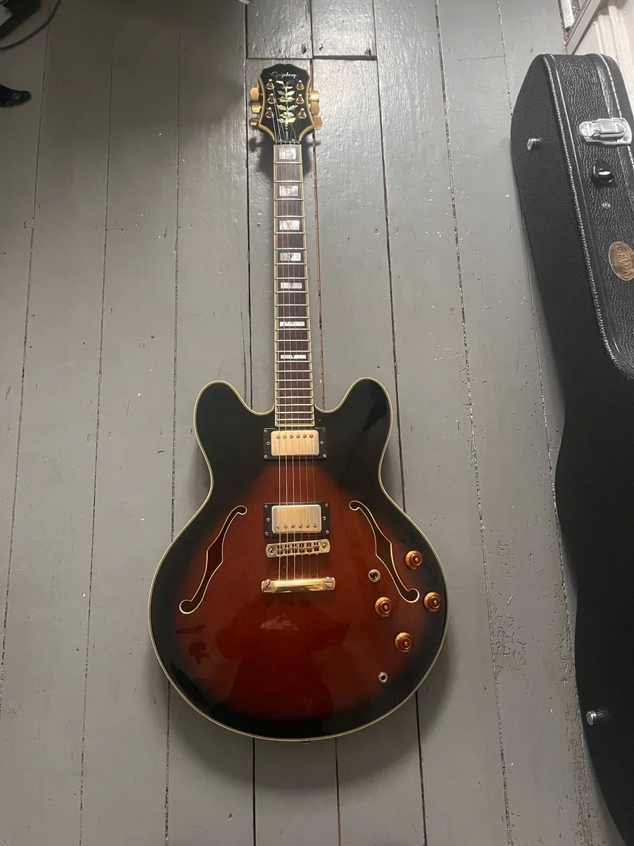 1996 Korea Epiphone Sheraton +hard case - Image 1