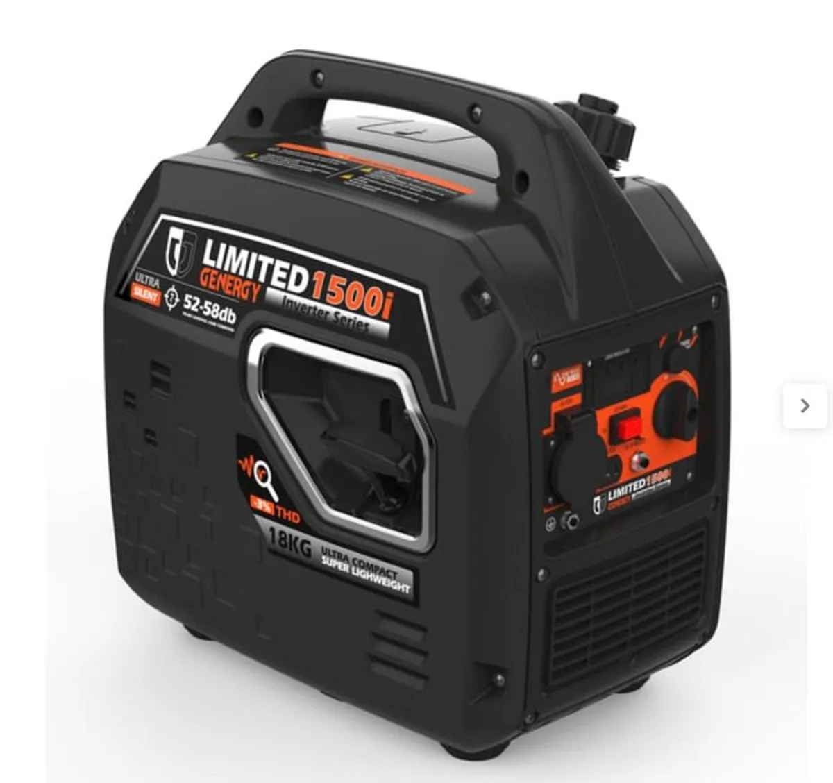 LIMITED 1500I inverter gasoline generator, silent, 1600/1400W - Image 1