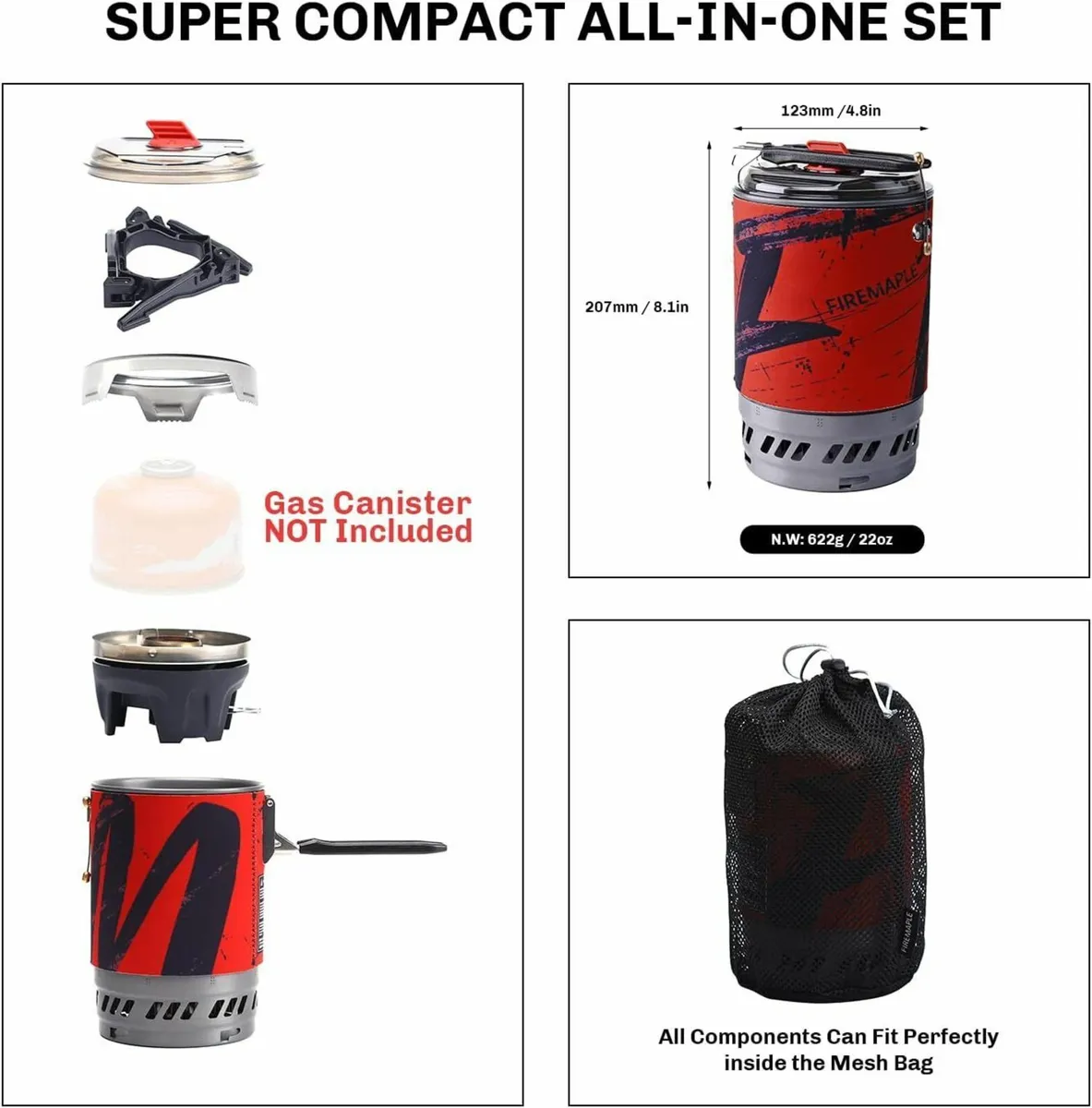 Fire Maple Polaris Cooking System Portable - Image 4