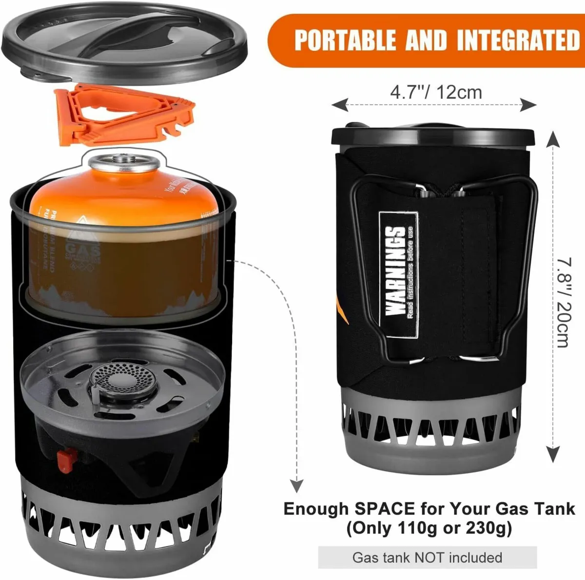 1.4L Camping Cooking Gas System Energy Saving - Image 3