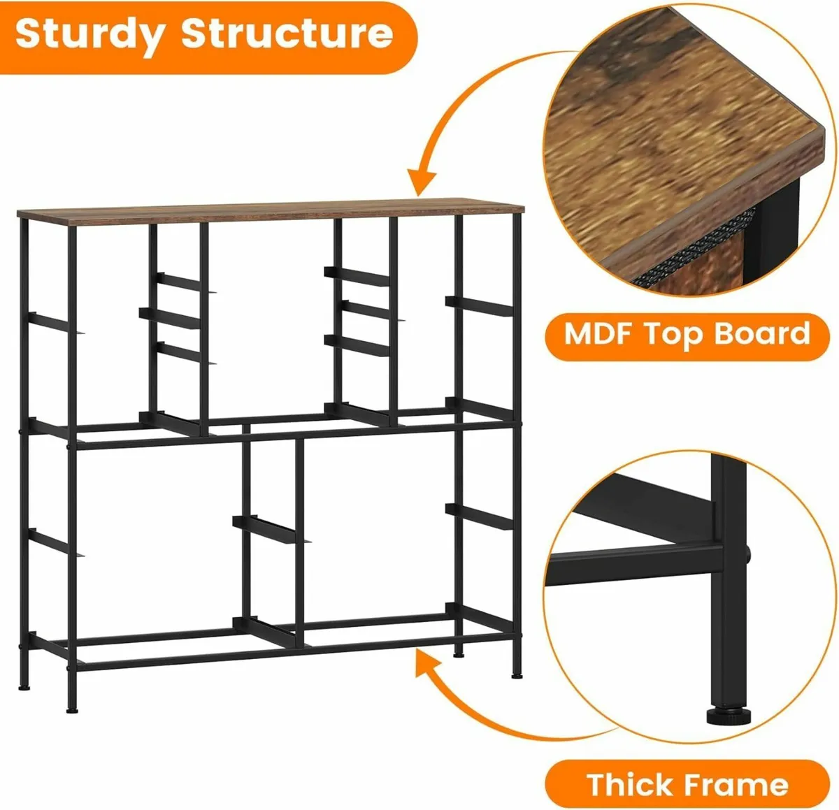 Chest of Drawers Bedroom Tall Dresser with 11 - Image 4